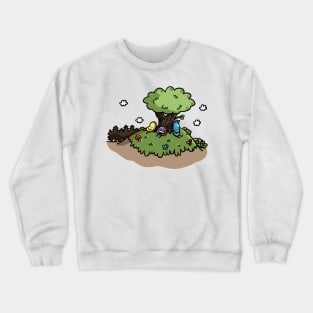 Friends Chilling Under A Tree Crewneck Sweatshirt